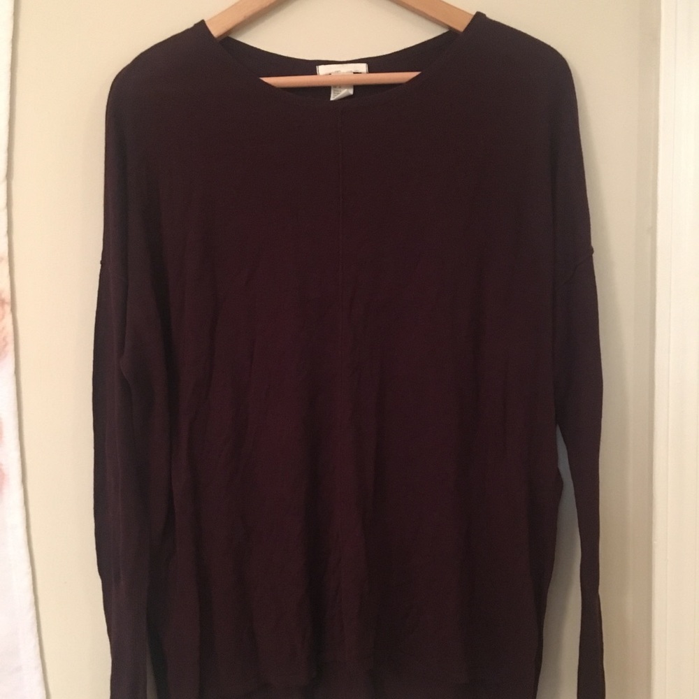 LAST CHANCE!! SALE!! BURGUNDY SWEATER!